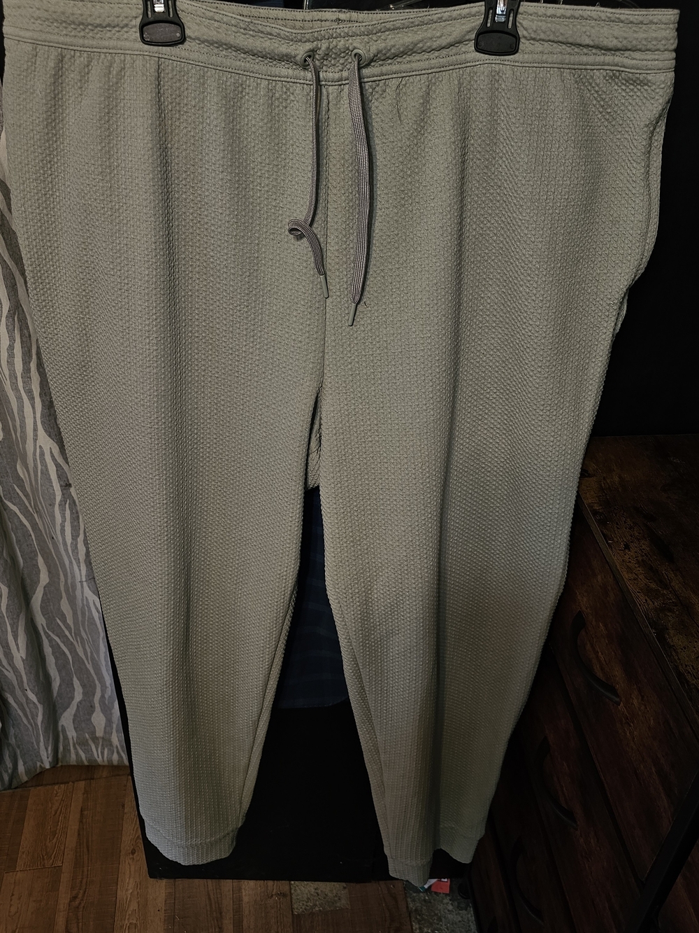 ❤️ Women's XXL GUC All In Motion Casual Waffle Knit Drawstring Pants - Sage